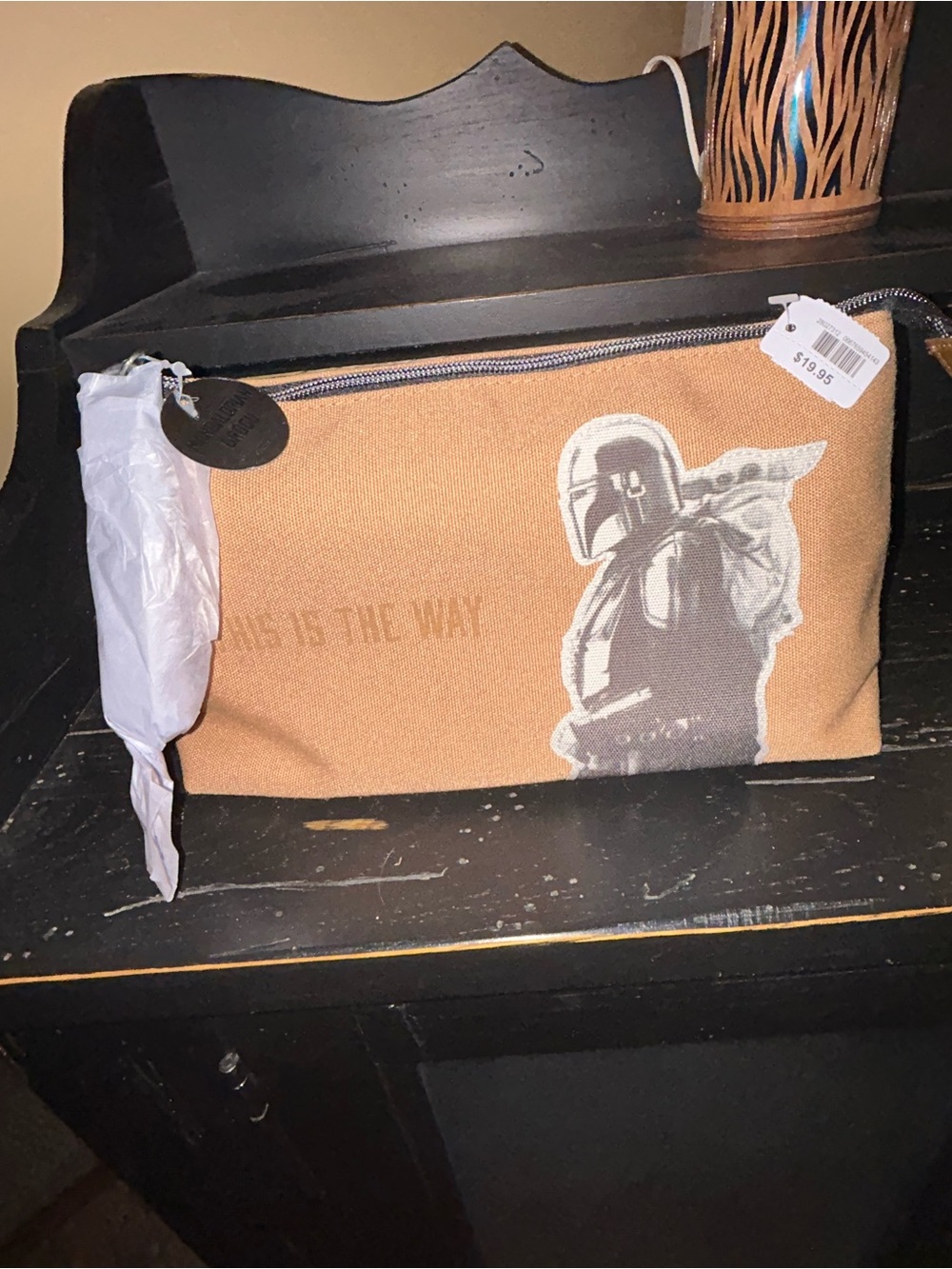 Limited Edition Star Wars Pouch with Mandalorian Print